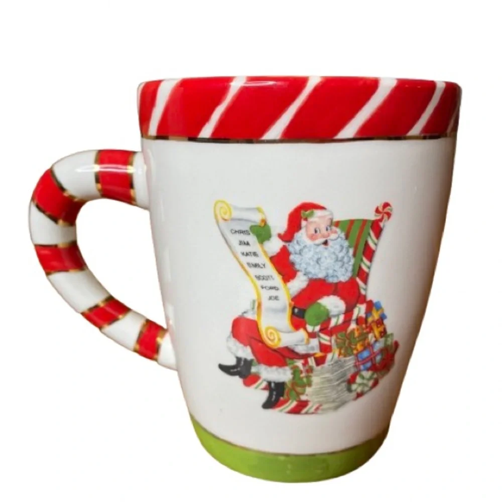 Christopher Radko Santa Mug Christmas “Home for the Holidays” Collection 2011
